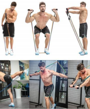 11pieces Resistance Training Exercise Tubes