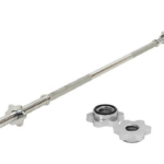 25mm Standard Barbell Rod Straight Bar With Spinlocks 1.5meters