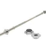 25mm Standard Barbell Rod Straight Bar With Spinlocks 1.8meters