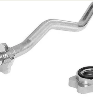 25mm Standard Barbell Rod Curl Bar With Spinlocks 1.2meters