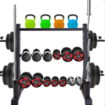 3 Tier Dumbbell Rack Multifunction Barbells Storage Rack