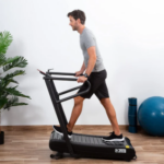 Curved Manual Treadmill Self Powered No Electricity Home Use