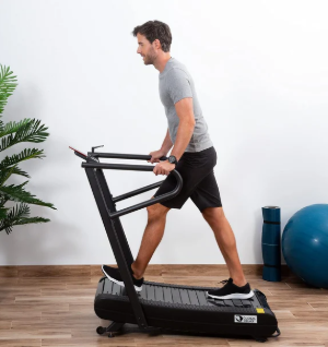 Curved Manual Treadmill Self Powered No Electricity Home Use